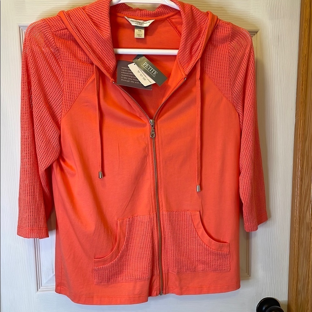Christopher & Banks Orange Long Sleeve Tee